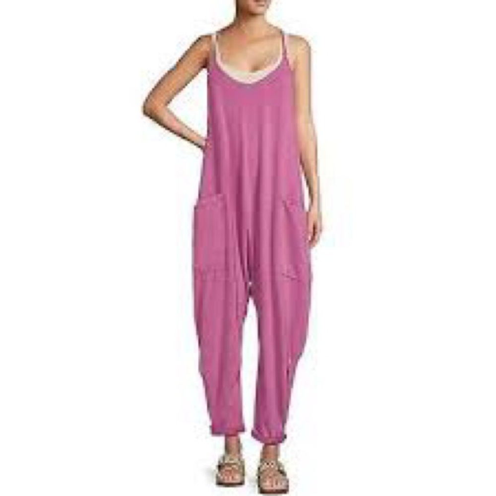 NWOT Free People Movement FP Hot Shot Body Romper SZ SM & LARGE Lilac color NWOT